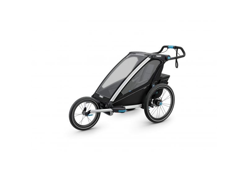 THULE CHARIOT CTS SPORT2, BLACK & JOGGER - 1 THULE CHARIOT CTS SPORT2, BLACK & JOGGER - 1