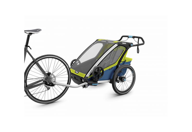 THULE CHARIOT CTS SPORT2, BLUE & GREEN - 1 THULE CHARIOT CTS SPORT2, BLUE & GREEN - 1