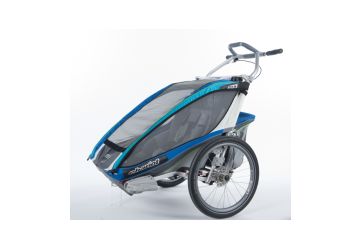 THULE CTS CX2 BLUE DISC + BIKE odpružený a bržděný vozík za kolo s bočním větráním - 1