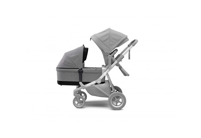 KORBIČKA THULE SLEEK BASSINET GREY MELANGE - 3