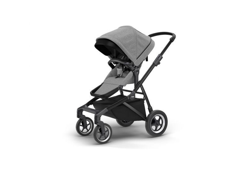 THULE SLEEK GREY MELANGE ON BLACK městský kočárek - 1 THULE SLEEK GREY MELANGE ON BLACK městský kočárek - 1