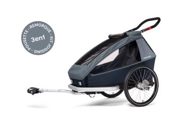 CROOZER KID FOR 1 PLUS Vaaya GRAPHITE BLUE 3v1 - 1