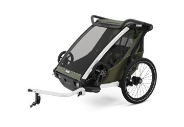 THULE CHARIOT LITE DOUBLE VINTAGE GREEN - 1