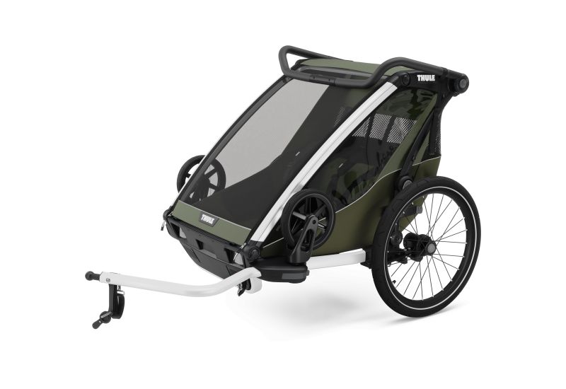 THULE CHARIOT LITE DOUBLE VINTAGE GREEN - 1