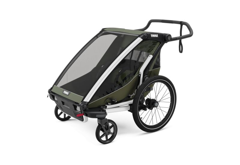 THULE CHARIOT LITE DOUBLE VINTAGE GREEN - 3