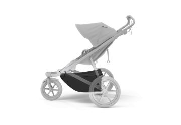 Thule Urban Glide single stroller extended cargo basket doubleBlack - 1