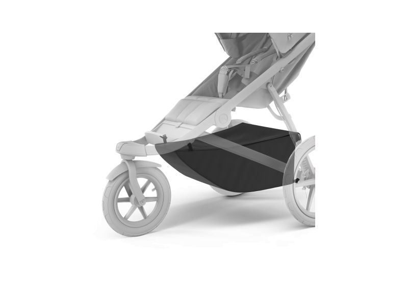 Thule Urban Glide single stroller extended cargo basket doubleBlack - 2