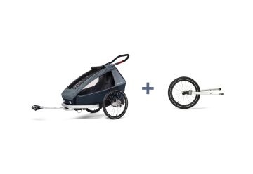 CROOZER KID FOR 1 PLUS Vaaya GRAPHITE BLUE 3v1 - 1